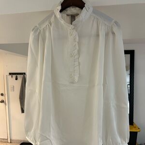 H&M satin long sleeve